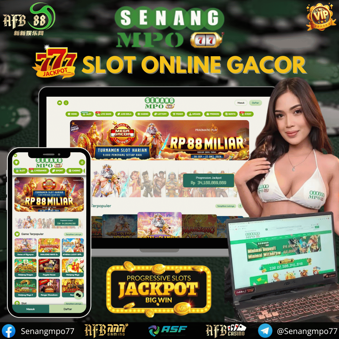 SENANGMPO77 Situs Judi Slot MPO Online MPO77 Berlisensi Resmi 2024